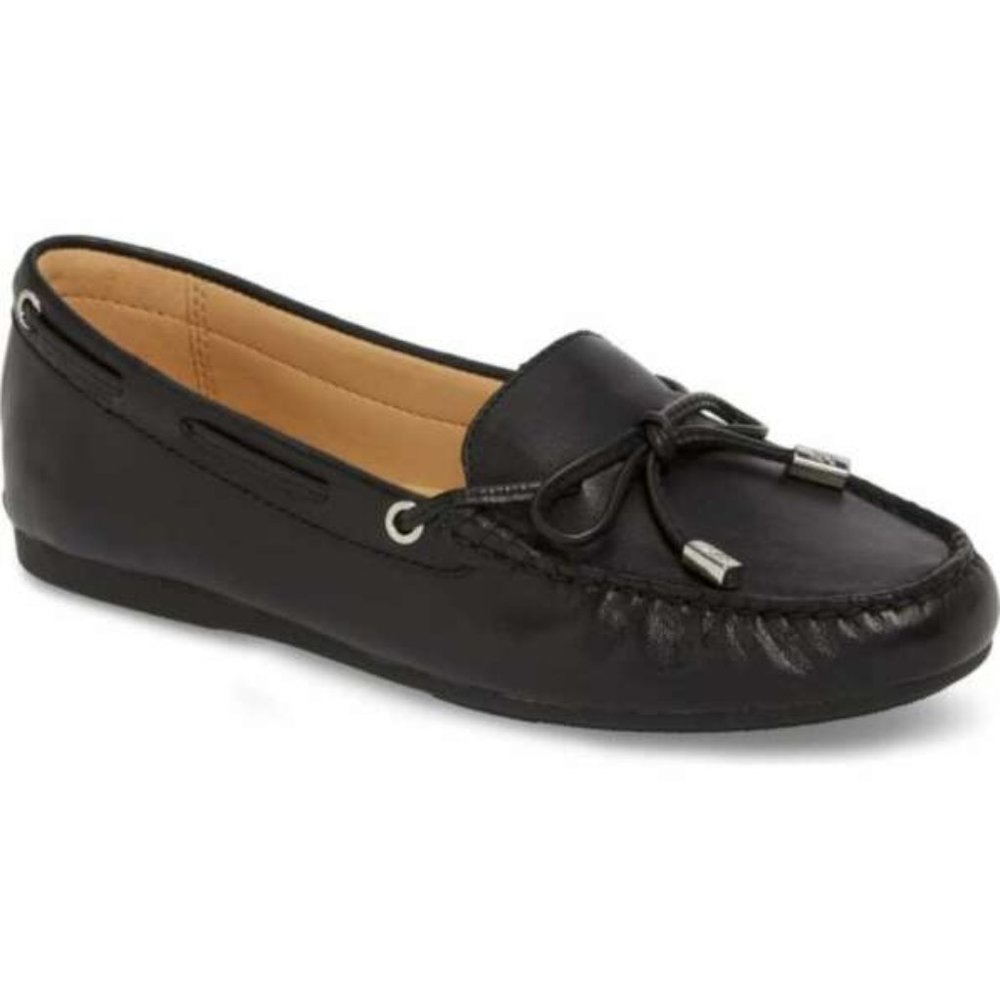 Michael Kors Women' s BlackSutton Moccasin Flat Loafers Size 9.5